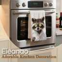 Eieanao Funny Raccoon Gifts Hand Towel for Bathroom, Raccoon Microfiber Dish Towel, Cute Raccoons Farmhouse Washroom Decor, Funny Animal Bathroom Decor, 16x24 Inch