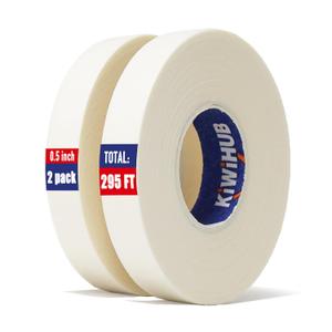 2 Pack Art Tape - Professional Artist Tape for Watercolor Paper, White Masking Artists Tape for Painting Canvas Framing - Acid Free 0.5inch Wide 295FT Long