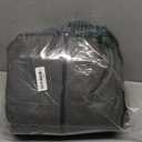 CAROMOP Luxury PU Leather Car Seat Covers Full Set-Waterproof Seat Protectors with Split Bench Seat Covers for Cars-Universal Cars Interior Covers for Sedans, SUVs, Pick-up Trucks(Gray/Gray Line)