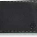 Timberland Men's Genuine Leather Passcase Security RFID Wallet (Black)