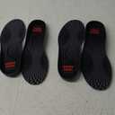 2 Packs of (New) Work Orthotic Insoles - Anti Fatigue Medium Arch Support Shoe Insert Men Women - Plantar Fasciitis Flat Feet - Relieve Foot Pain - Work Boot Insoles Standing All Day (Gray, S) (S(Men 6.5-7||Women 7.5-8))