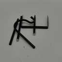 Shepherd Hook 32 inch 1/2 inch Thick Use at Weddings, Hanging Solar Lights, Lanterns, Bird Feeders, Metal Hanger Hook (Black,32inch). U.S. Patent.