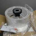 Luupyia 3-Light Double Fabric Drum Ceiling Light Fixture, 12.59 Inches Simple Semi Flush Mount Ceiling Lights with Double Fabric Shade, Modern Drum Chandelier for Bedroom, Hallway E26, 60W