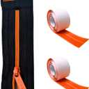 RE-U-ZIP Reusable Dust Barrier Zipper, Fail-Safe, Replaceable & Lockable, Cost-Effective for Single or Repeated Use, Starter KIT