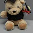 Simgoing 2026 Graduation Bear Gift 9.84 Inch Class of 2026 Graduation Bear Stuffed Animal Plush Toy with Cap Congratulations Grad Gift for Her Him Preschool High School College University(Classic)