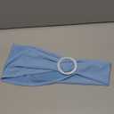 WJWHQ 100PCS Spandex Stretch Chair Sashes Bows Elastic Chair Cover Bands Ties with Buckle Slider for Wedding Party Reception Events Universal Ceremony Banquet Decorations