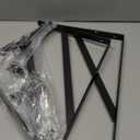 4-Pack 12 Inch Heavy Duty Shelf Brackets, Large Wall Bracket for Garage