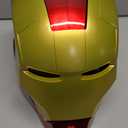 Open/Close Wearable Helmet with Eyes Glowing for Kids and Teens Mask Costume and Role-Play Dress Up, Ideal for Birthdays, Christmas, Halloween(Child Size)