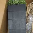 29in Artificial Plants with LED Lights,Artificial Boxwood Topiary Trees Artificial Outdoor with Pot, Artificial Plant Shrub for Front Porch Home Office Decor