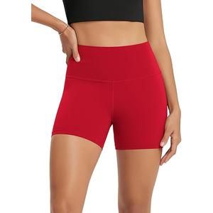 ODODOS Lounge Yoga Shorts for Women- 4" / 6" / 8" /10" High Waist Buttery Soft Biker Shorts (Large, Black)