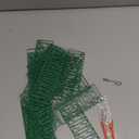 WISHNYMPH 10pieces/set Metal S Shape Hook Multi Function Railing S Hanger Hook Christmas Ornament Hooks s Tree Decor Hook Supply, 4cm, Green