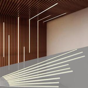 9-Lights LED Recessed Lighting Wall Panel Lights,Self-Adhesive Wood Slat Wall Panel Strip Light,4000K Touchable Switch Dimmable LED Aluminum Channel lamp,Under Cabinet Light(39in+31.5in+23.6in)
