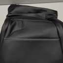 SecosAutoparts Black Front Driver Side Bottom Leather Seat Cover Compatible with Mercedes Benz C Class C250 C300 C350 C400 GLC300 GLC300e GLC350e 2015 2016 2017 2018 2019 2020 2021