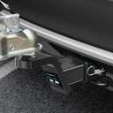 Nilight Fusion Trailer Hitch Mount w/Welded 2 Inch Trailer Ball & Hitch Pin, Fits 2 Inch Receiver, 7500 lbs 2" Rise