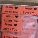 Yaomiao 180 Pcs Bulk Erasers for Kids Pencil Beveled Erasers Colorful Christian Motivational Gifts Bulk for Kids Students Classrooms, Drawing, Back to School (Bright,Jesus Loves You)