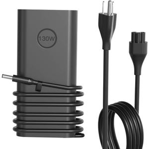 130W Charger Compatible with Dell Inspiron 17 16 15 14 13, Precision 5540 5530 5520 5510 M3800 XPS 15 9570 9560 9550 7590,Optiplex AIO Desktop Laptop Suitable for Travel and Office us