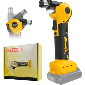 Cordless Palm Nailer for dewalt 20V Battery, Auto Hammer with Magnetic Head,0-90 Adjustable Auto Hammer for One-Handed Use, for Framing & Joist Hangers (No Battery)