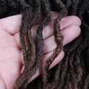 Faux Locs Crochet Hair 12 inch - 6packs/Lot Bo Faux Locs Crochet Hair Curly Dreadlocks Synthetic Faux Locs Braiding Hair Extensions (20 Roots/Pack) #T1B/30