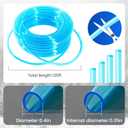 Maple Syrup Tubing, 120 Ft Blue PVC Vacuum Hose for Maple Syrup Tapping, Single 120FT