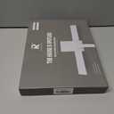 Shower Squeegee with Silicone Hook, 11" Inch Width All Purpose Squeegee Wiper for Shower Glass Doors Bathroom Mirror Tiles Car Window Cleaner Tool - White