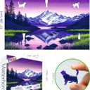 500 Piece Puzzles for Adults Nature Mountain Lake Landscape, 23" X 15"