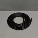 Door Edge Guard U Channel Rubber Edge Trim Self Adhesive Metal Edge Protection Guard for Most Car Doors, Hatches, Lockers, Panels (10Ft, Black)