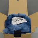 Ultra Soft Cozy Faux Fur Throw Blanket, Fuzzy Plush Thick Bubble Blanket, Oversize Luxury Fluffy Blanket for Couch, Sofa, Bedroom, and Living Room,50x60 Inches,Blue