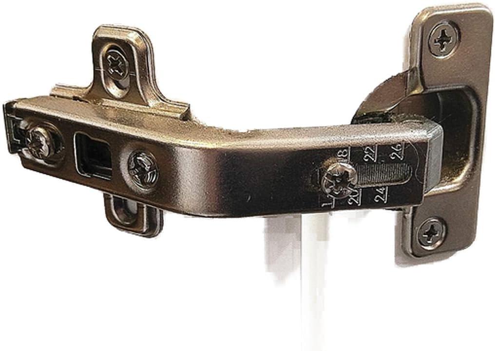 1 Piece Lazy Susan Hinge Face Frame Plate for Floded Door, Kitchen Cabinet Corner Door Hinges Metal Lasy Susan Cabinet Corner Hardware Cabinet Door Hinges Corner Cabinet Replacement 135 Degree Open (135 Degree)