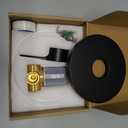 Shower Valve Handle Bathroom Shower Mixer Valve Kit, Wall Mount Rough-in Tub Shower Control Valves Round 1 Way Single Function, Female Thread, Matte Black