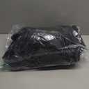 2 Pack Fitted Tablecloth for 6 Foot Rectangle Tables 72 x 30 Inch Black Table Covers Water Resistant Polyester Table Cloth for Wedding, Parties,Display, Trade Show (Black)