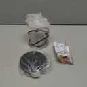 1 Light Pendant Lights Kitchen Island, Modern Farmhouse Hanging Light Fixture, 39Inches Adjustable Black Ceiling Light for Dining Room, E26 Base, Clear Glass Shape