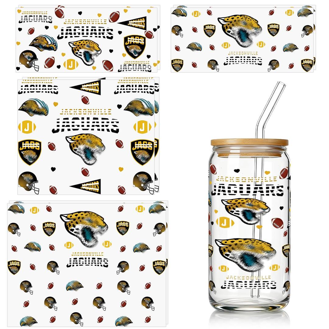 UV DTF Cup Wraps,8 Sheets Rugby Football Gameday Waterproof UV DTF Tumbler Wrap for Glass Water Bottle,Football Team Rub on Transfer Stickers Vinyl Decals for DIY Coffee Cups Fridge Deco
