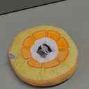 ANWA Adjustable Cat Cone Collar Soft, Cute Cat Donut Collar After Surgery, Kitten Recovery Cones to Stop Licking (Small, Orange)