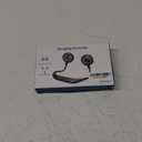 Portable Neck Fan, 2600mAh Battery Operated Ultra Quiet Hands Free USB Fan with Strong Wind, 360 Adjustable High Flexibility Wearable Personal Fan for Home Office Outdoor Travel (Black)