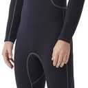 Hevto Men Wetsuits 3/2mm Neoprene Wet Suit Back Front Zip in Cold Water for Surfing Swimming Diving, Size 4XL