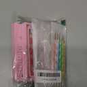 Nail Art Tools Kit with 15 Nail Art Brushes, 5 Dotting Tools, Nail Stand for Press-on, Nail Design Tools for Salon & DIY Home Manicure (Black)