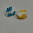 FUNUPUP 2 Pack Adjustable Toddler Hair Washing Bathing Cap Shield Baby Shower Visor Shampoo Cap Protect Baby Eyes (Dinosaur) (Yellow and Blue Dinosaur)