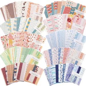 500 Sheets Vintage DIY Scrapbook Paper Supplies Aesthetic Paper Supplies Decorative Paper Material for DIY Scrapbooks Journal Photo Album Crafts (Classic Style,3.35 x 2.17 Inches)