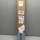 LazBlinds No Tools No Drill 1" Vinyl Mini Blinds, Cordless Blinds for Windows, Light Filtering Horizontal Window Blinds & Shades, 28" W x 72" H, White