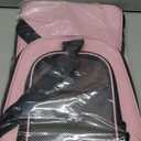 Henkelion Pet Carrier for Small Medium Cats Dogs Puppies up to 15 Lbs, TSA Airline Approved, Soft Sided, Collapsible Travel - Pink