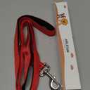 6 FT Dog Leash with 2 Padded Handle Nylon Reflective Dogs Leashes for Small Medium Large Dogs Red