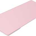 Ergonomic Computer Keyboard Stand - 17 Inch Pink Acrylic Keyboard Riser for Desk Tilted Keyboard Holder Tray with Non-Slip Strip for Home Office Easy Typing & Working