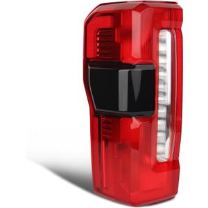 Tail lights Fit for 2023-2025 Ford F250 F350 Super Duty | w/Blind Spot Halogen Rear Light Taillight Rear Brake Lamp Signal PC3Z13405B FO2800294(W/Blind Spot, Left Driver Side)