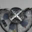 MOTCTQVD Ceiling Fans with Lights and Remote, 19.7" Dimmable LED, Black