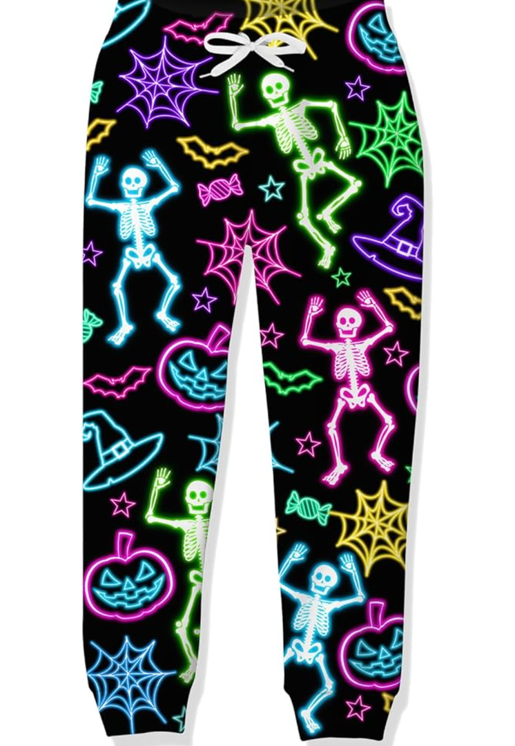 UNICOMIDEA Boys Girls Jogger Pants Funny 3D Graphic Sweatpants Athletic Sports Pants for Kids 6-16 yrs, size 120
