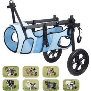 Dog Wheelchair for Back Legs, Dog Wheelchair Cart, Doggy/cat Wheelchairs with Disabled Hind Legs Walking, Mobility Aids for Large Pets Hind Limbs, Dogs Carts with Wheels, Light Weight, XXL