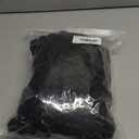 Women's Oversized Sports Tracksuit-Hoodie & Wide Leg Sweatpants, Comfortable Fabric, Black, Size S