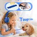 Acer OHW355 Kids Headphones with Cord for School,Over Ear Wired Headphones | 74/85dB Volume Limit, Foldable 3.5mm Jack, Stereo Sound, for Tablet/Computer/Travel/Chromebook-Blue Cyan