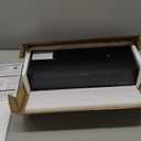 AMADA HOMEFURNISHING Floating Shelves Black, Wall Shelves with Invisible Brackets for Bedroom, Bathroom, Living Room, Kitchen, Set of 3 - AMFS07 (15.7 Inches)