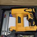 18 Gauge Brad Nailer/Narrow Crown Stapler Compatible with Dewalt 20V MAX Battery(NO Battery) 2 in 1 Cordless Nail Gun with 1000 Nails and 1000 Staples for Home Improvement, DIY and Woodworking